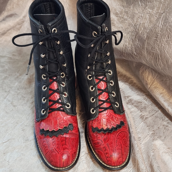 LAREDO ROPER BOOTS SZ 7 - Picture 4 of 16